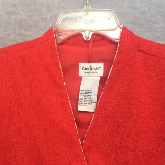 Ann Travis Jacket Christmas Holidays Valentines Career Office - Picture 4 of 11